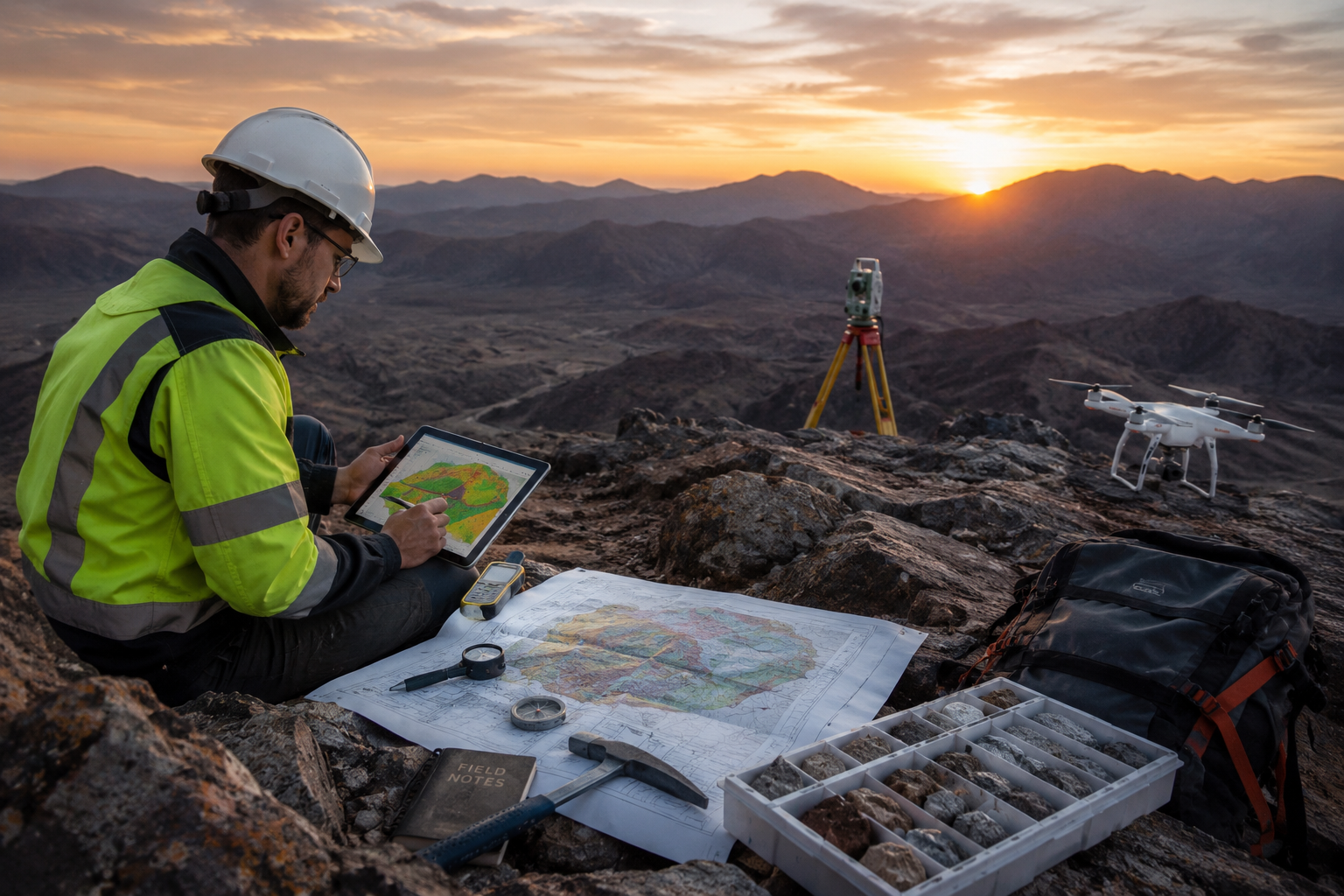 Geological survey visual